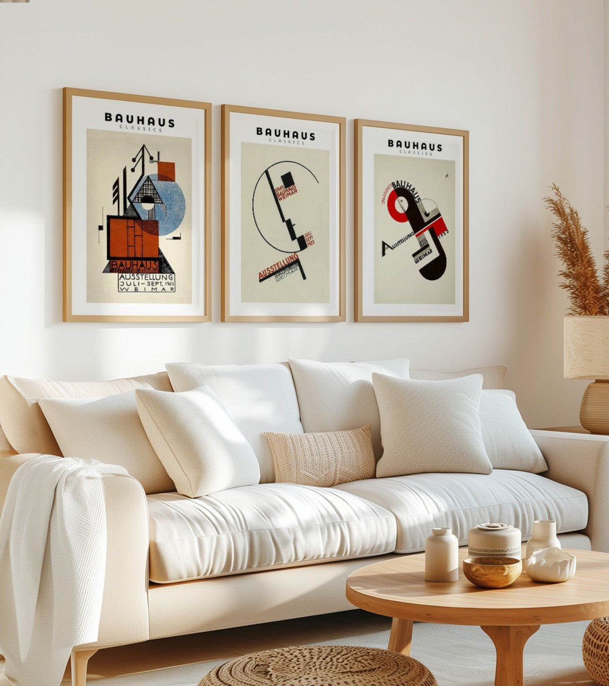 Kit 3 Quadros Bauhaus Ausstellung Weimar – LURA DECOR