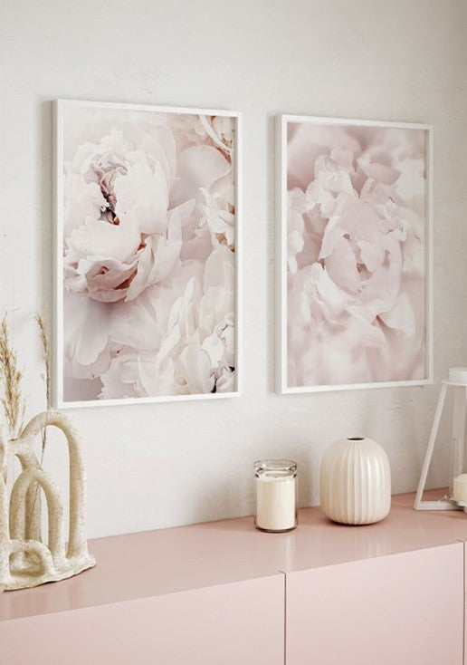 Kit 2 Quadros Decorativos Rosas