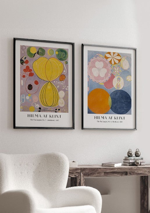 Kit 2 Quadros Hilma Af Klint III