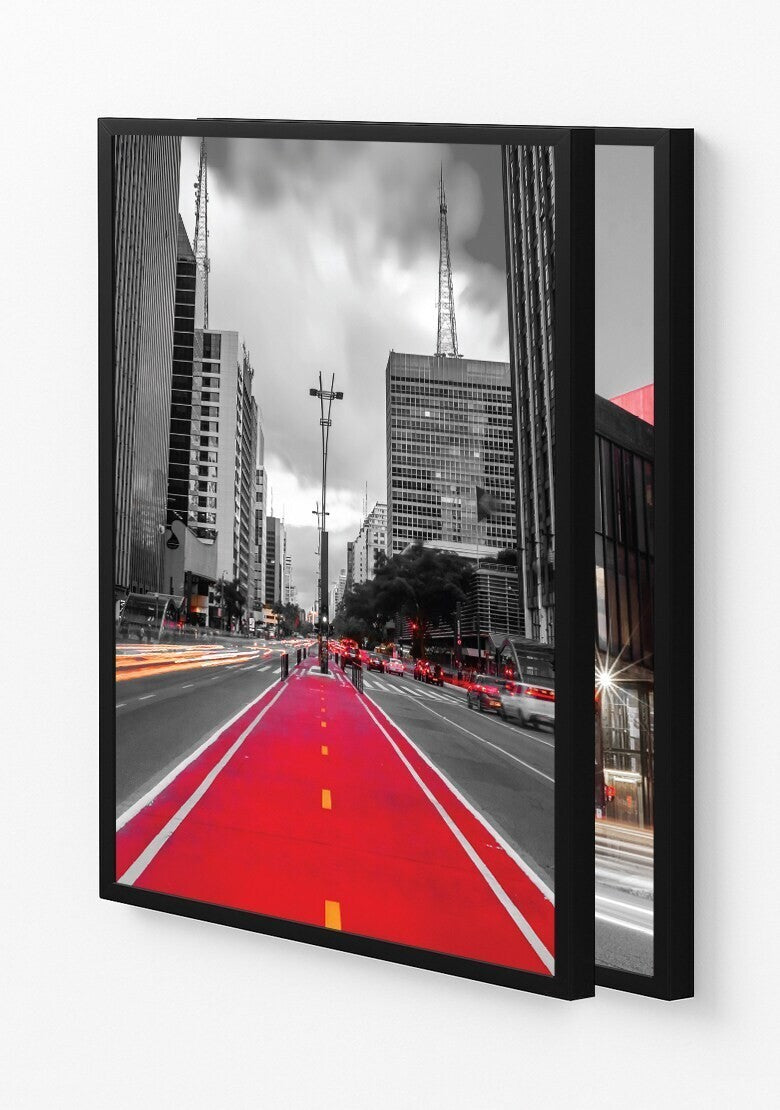 Kit 2 Quadros Avenida Paulista em São Paulo