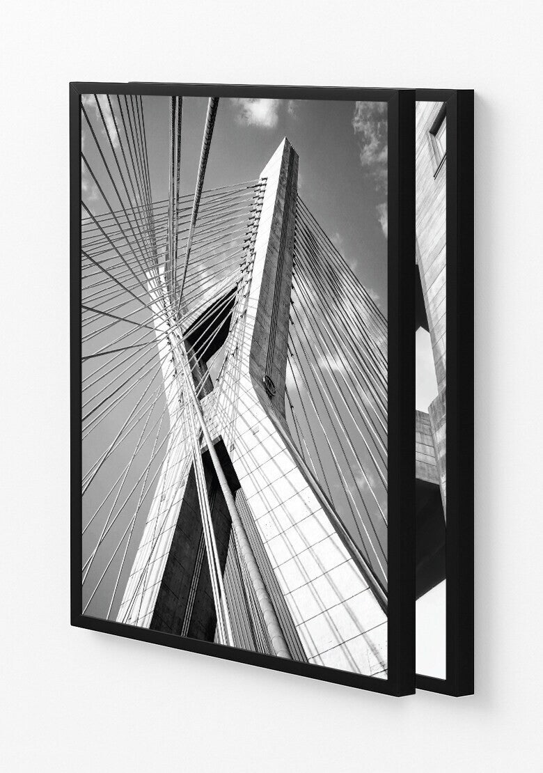 Kit 2 Quadros Fotos da Arquitetura da Cidade de São Paulo