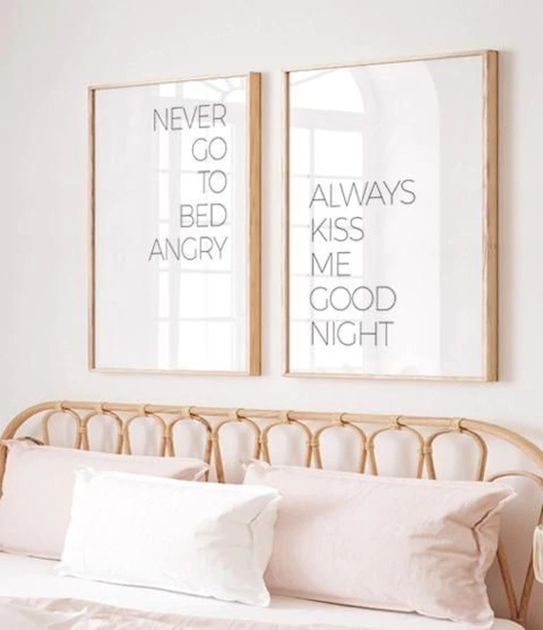 Kit Quadros Never Go To Bed Angry + Always Kiss Me Good Night