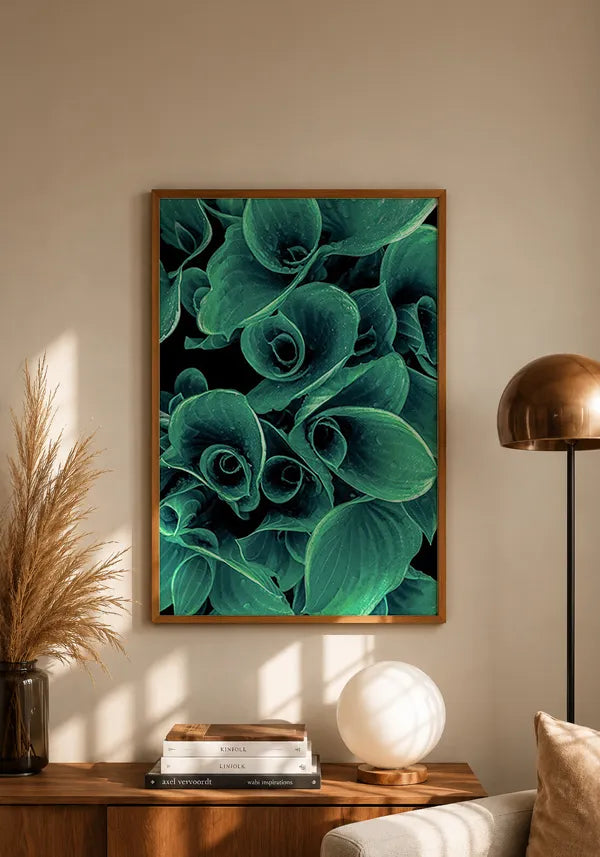 Quadro Folhas Verdes (natureza)