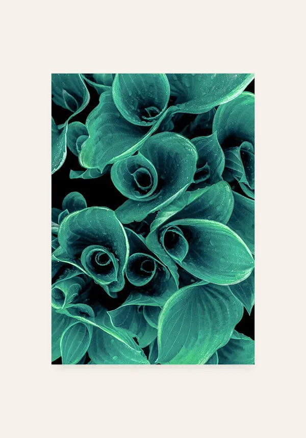 Quadro Folhas Verdes (natureza)