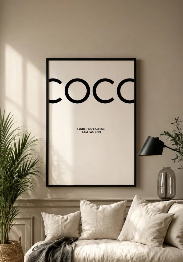 Quadro Coco Chanel