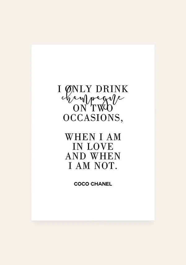 Quadro Champagne