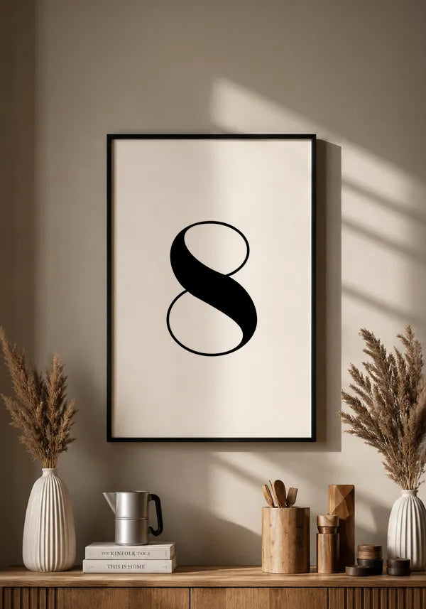 Quadro Minimalista Número 8