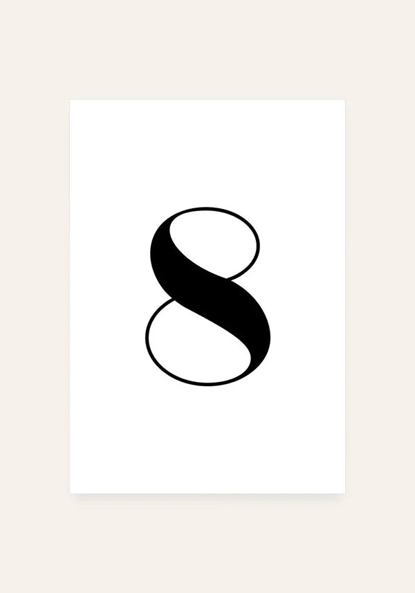 Quadro Minimalista Número 8