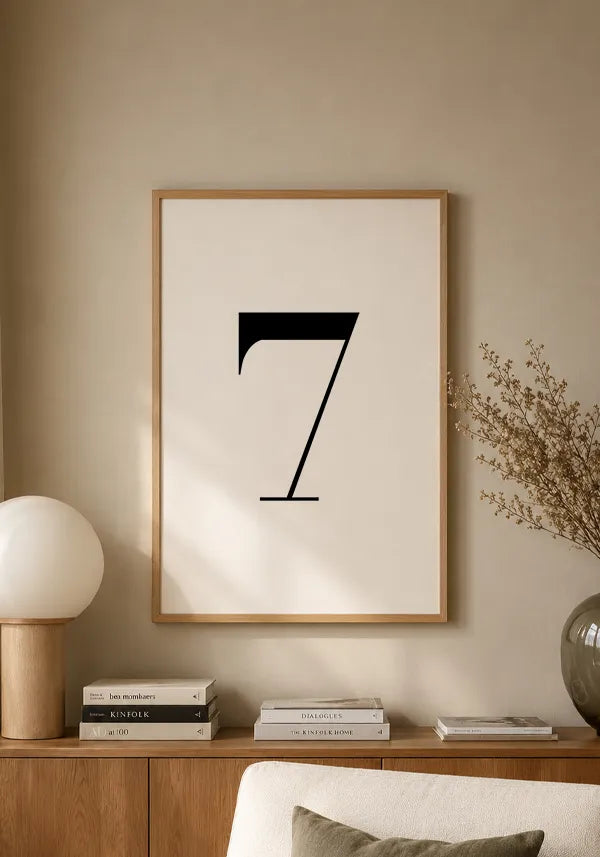 Quadro Minimalista Número 7