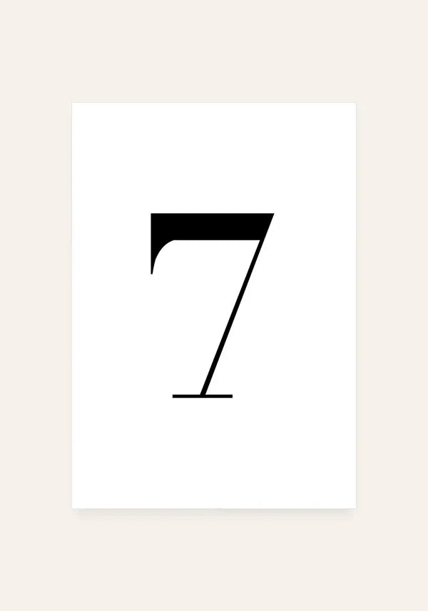 Quadro Minimalista Número 7