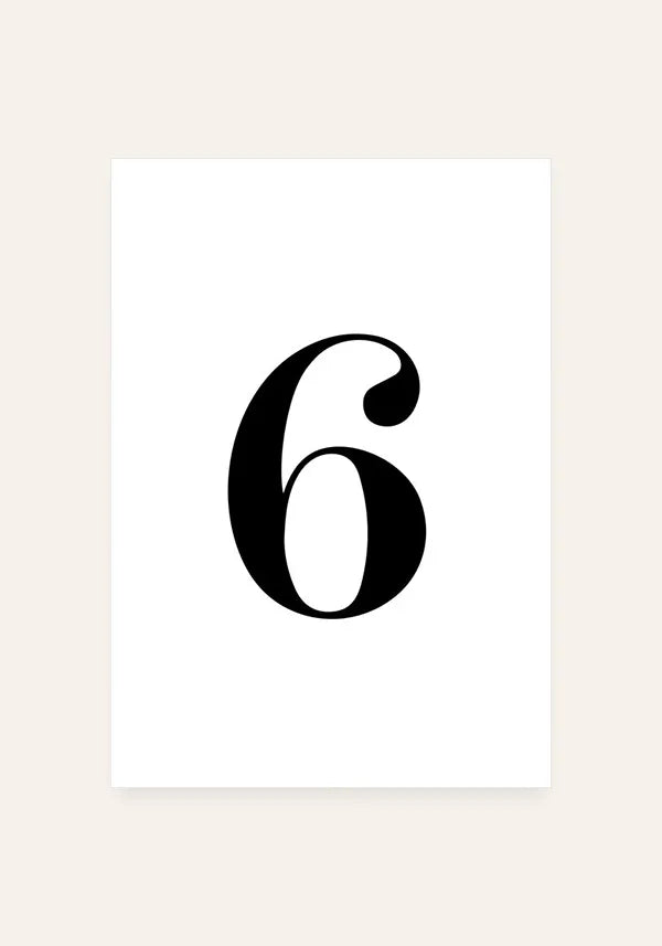 Quadro Minimalista Número 6