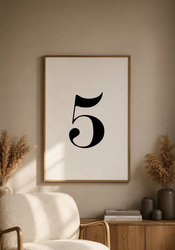 Quadro Minimalista Número 5
