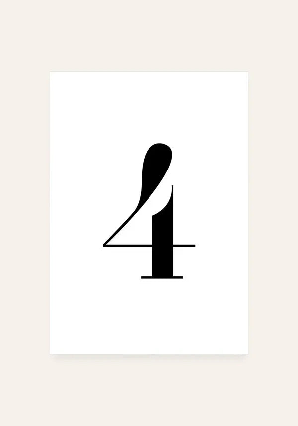 Quadro Minimalista Número 4