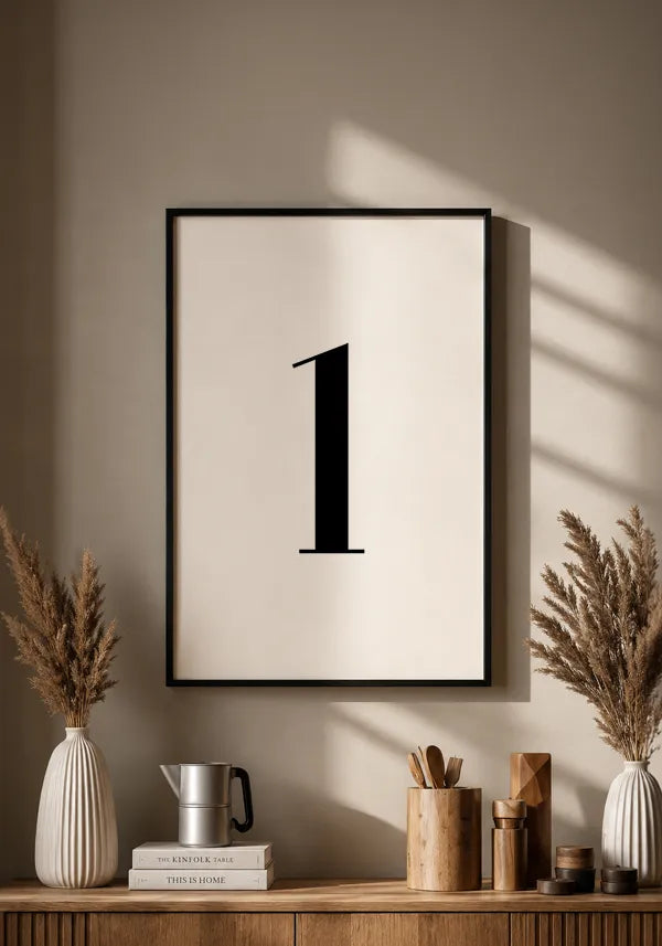 Quadro Minimalista Número 1