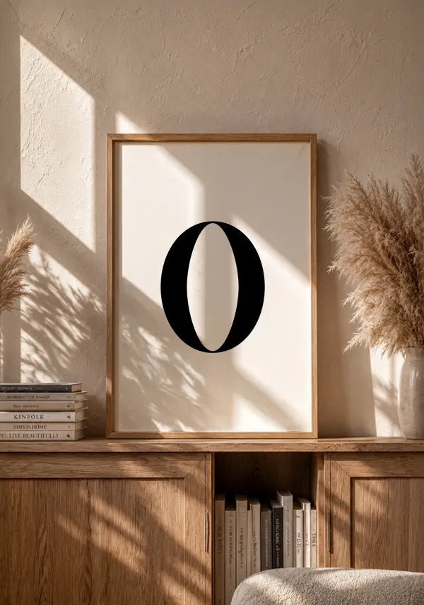 Quadro Minimalista Número 0