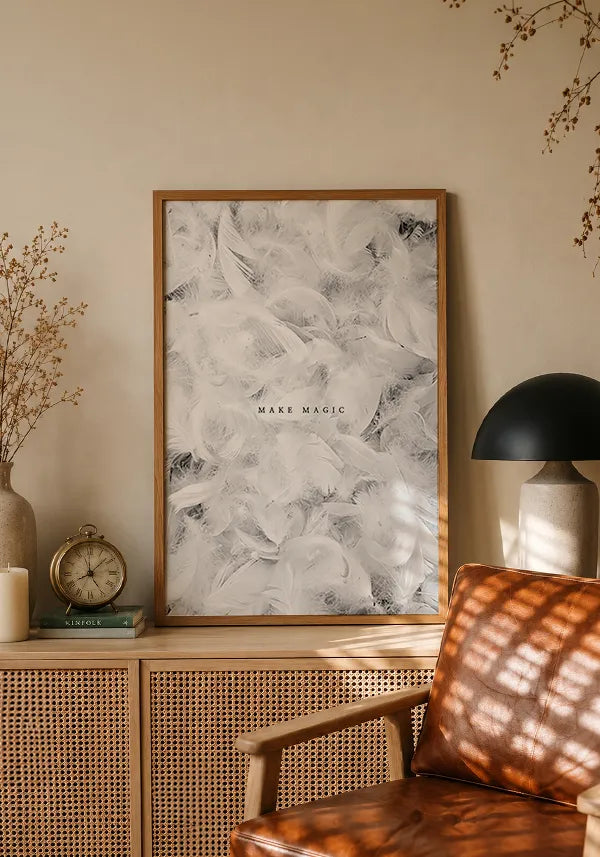 Quadro Penas - Make Magic