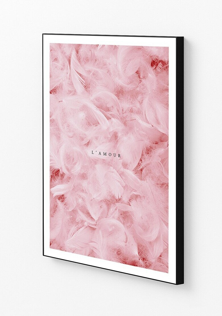 Quadro Penas Rosas - L'amour