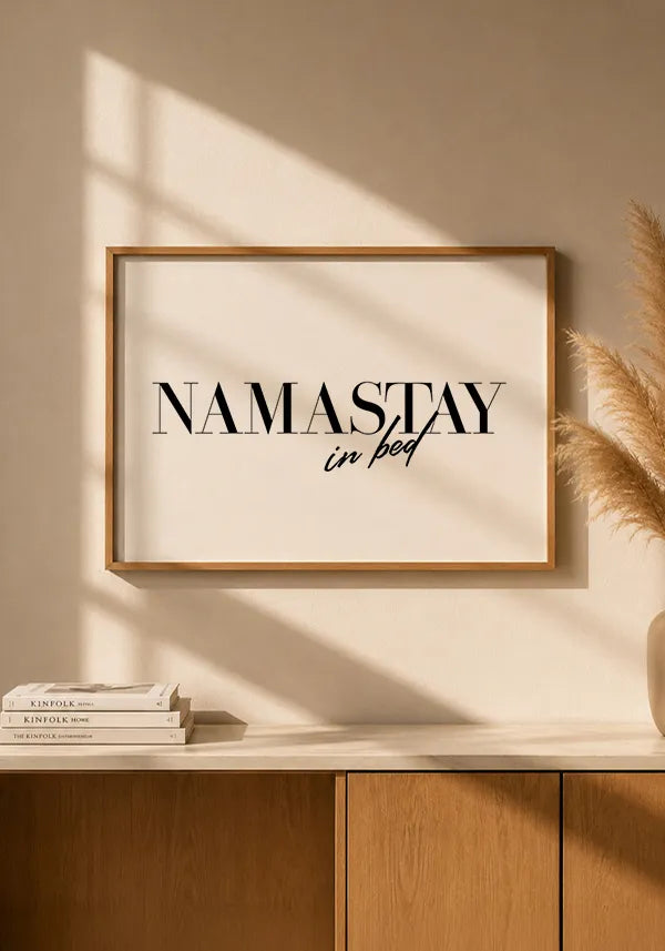 Quadro Namastay In Bed Horizontal