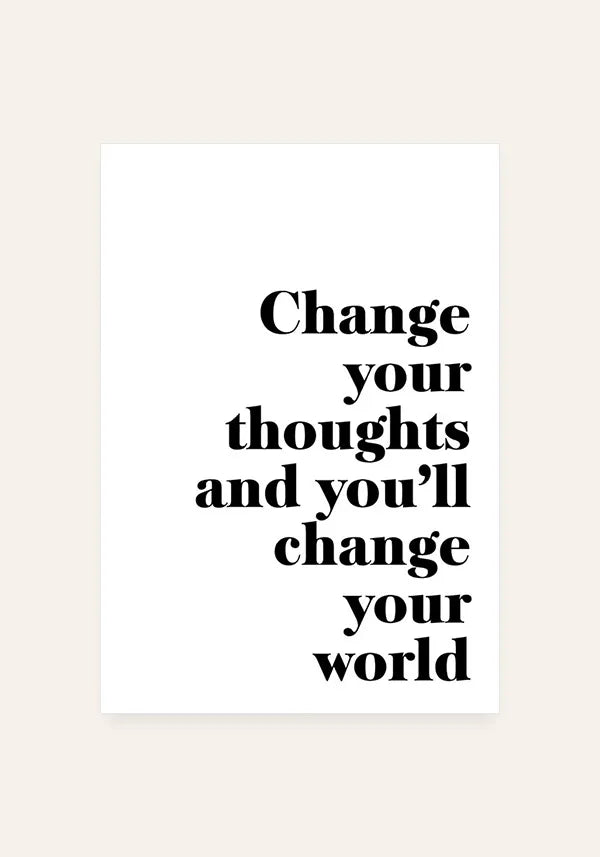 Quadro Change Your World
