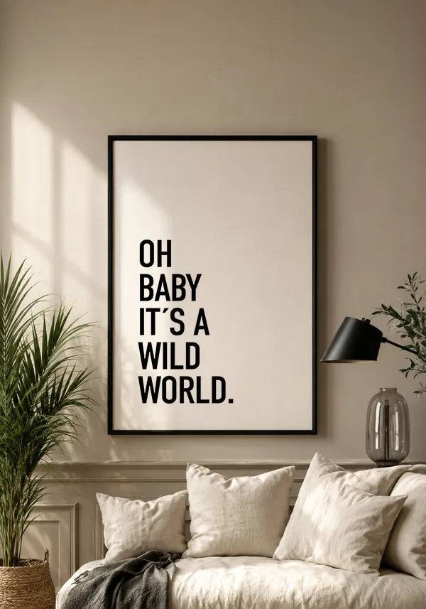 Quadro It's a Wild World