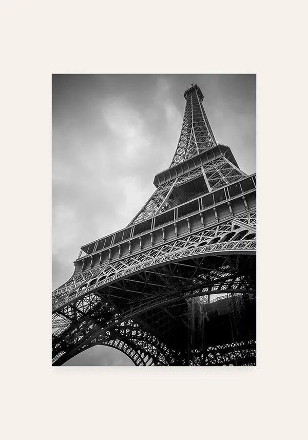 Quadro Torre Eiffel Preto e Branco