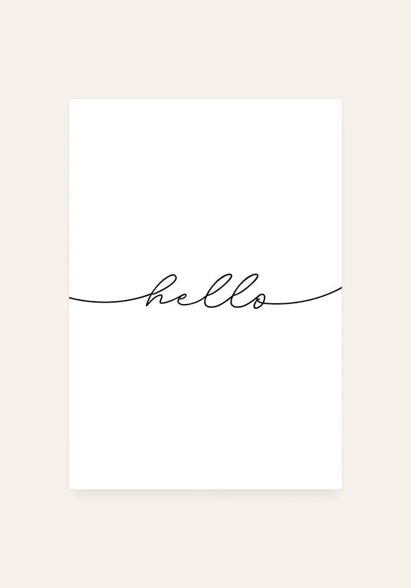 Quadro Hello