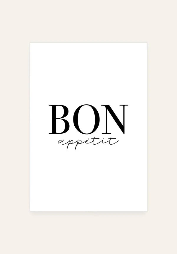 Quadro Bon Appétit