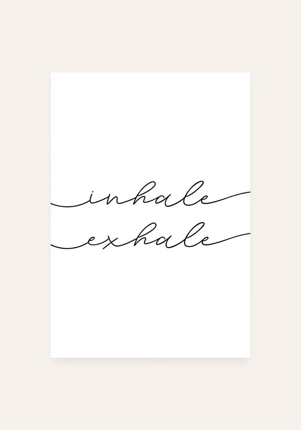 Quadro Work Hard Gorgeous Exhale