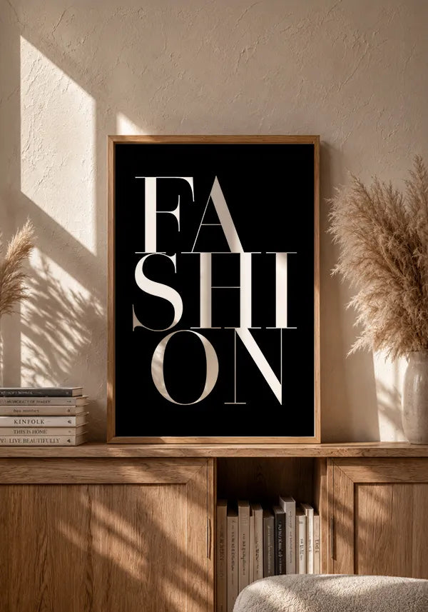 Quadro Fashion Fundo Preto