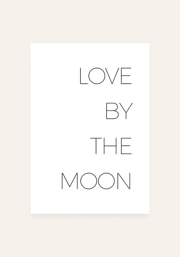 Quadro Love By The Moon