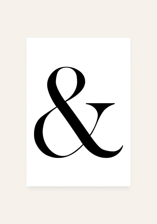 Quadro Ampersand