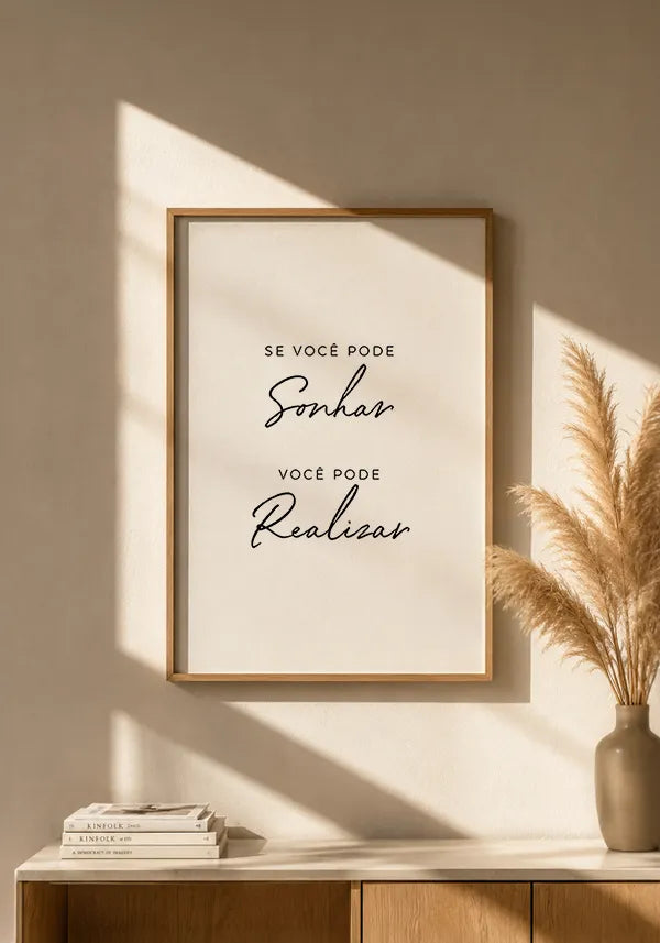 Quadro Sonhar Realizar