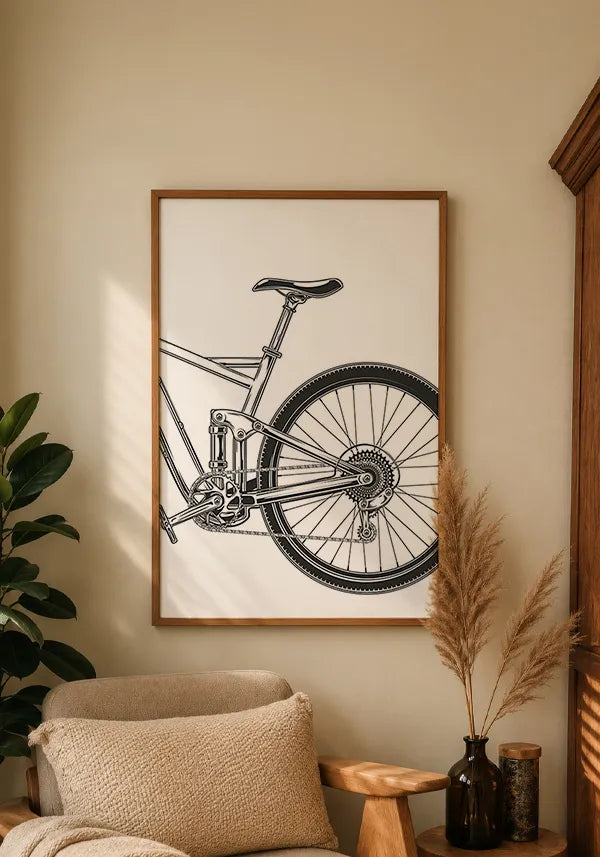 Quadro Bicicleta Traseira
