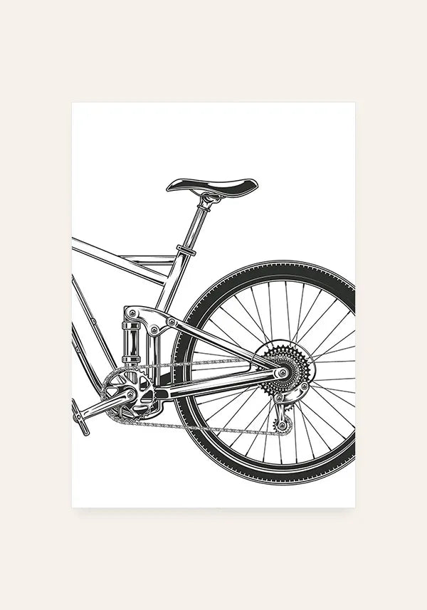 Quadro Bicicleta Traseira