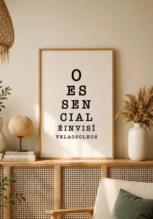 Quadro Invisível Aos Olhos