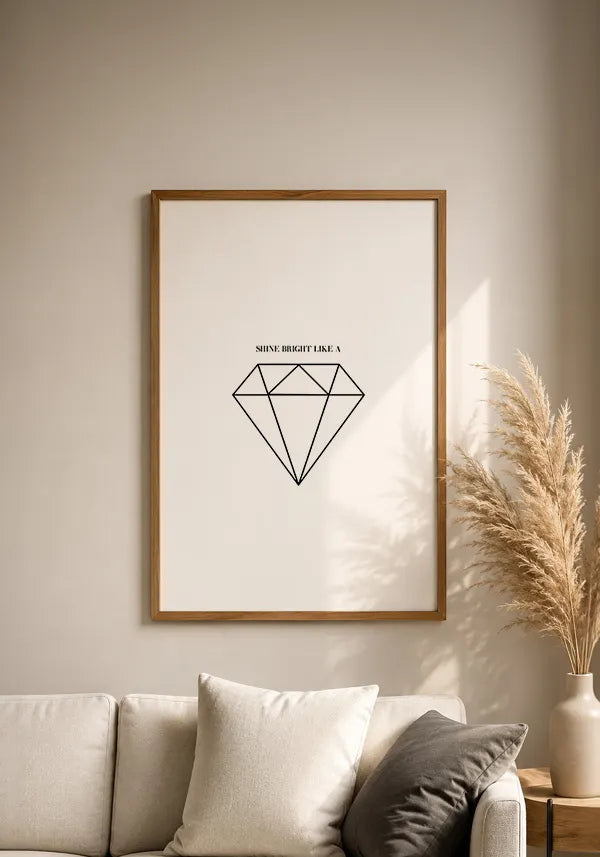 Quadro Shine Bright Like a Diamond