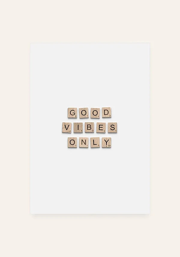 Quadro Good Vibes Only