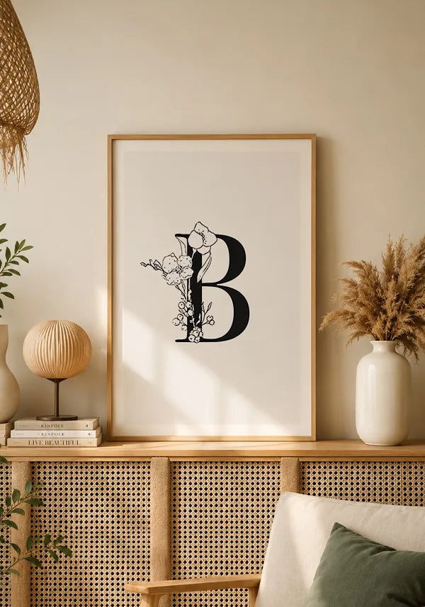 Quadro Letra B
