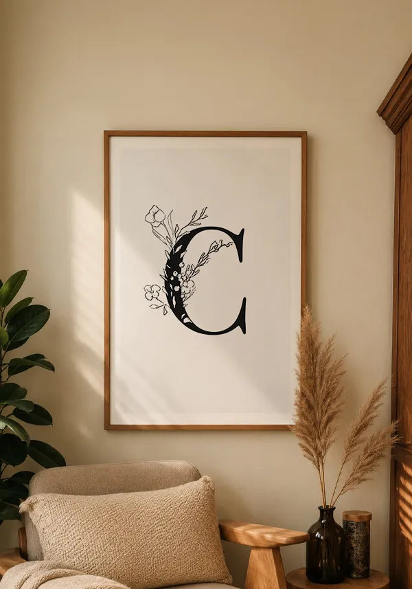 Quadro Letra C