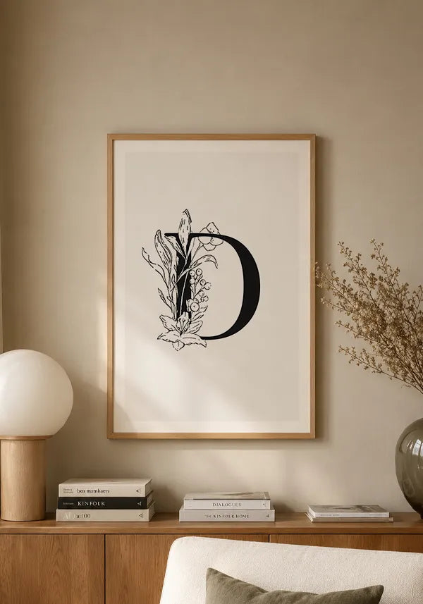 Quadro Letra D