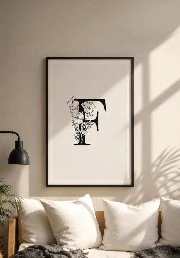 Quadro Letra F