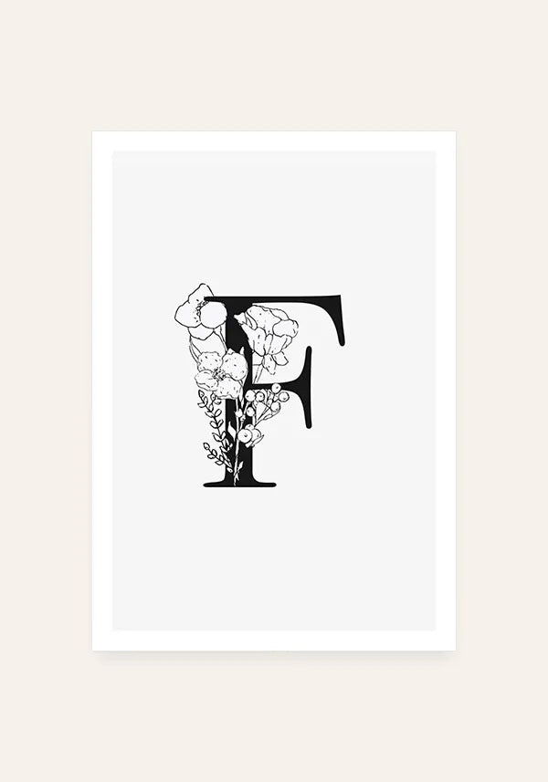 Quadro Letra F