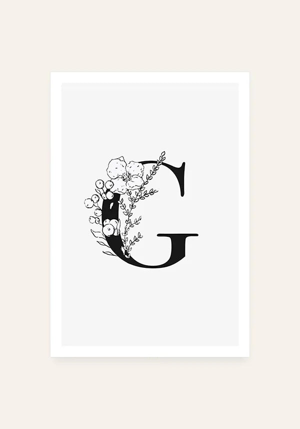 Quadro Letra G