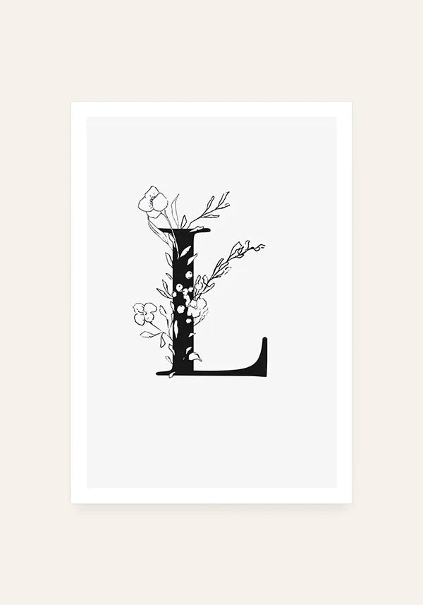 Quadro Letra L
