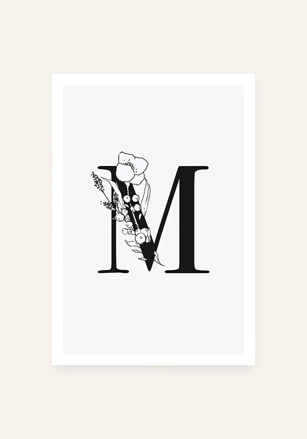 Quadro Letra M