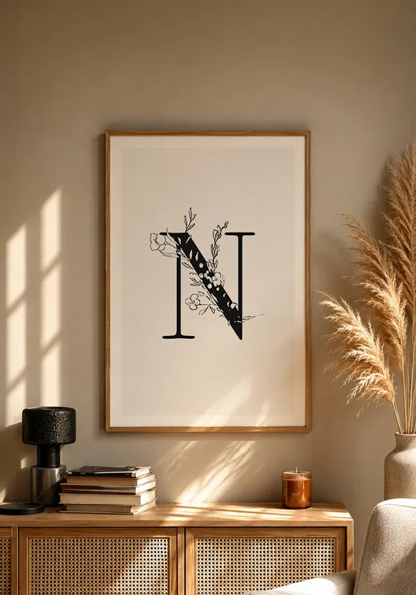 Quadro Letra N