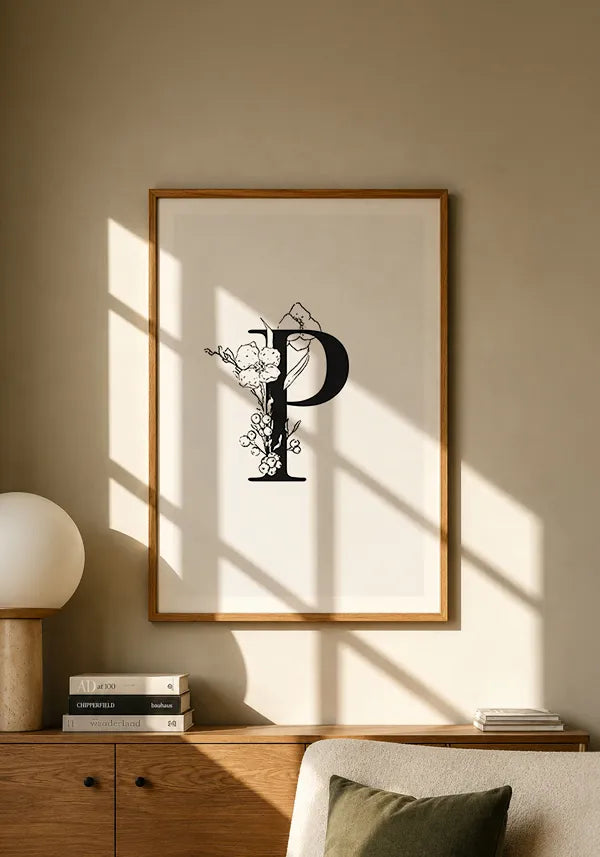 Quadro Letra P