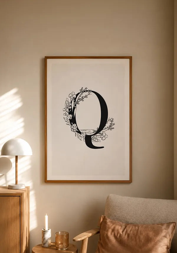 Quadro Letra Q