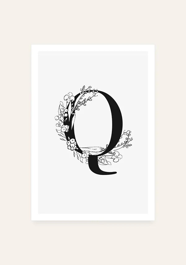 Quadro Letra Q