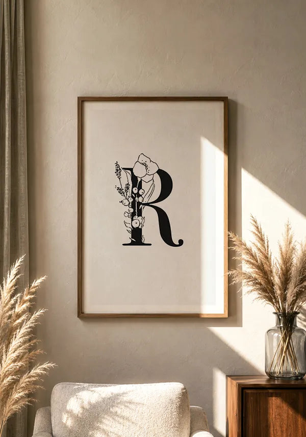 Quadro Letra R